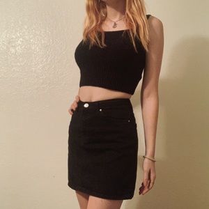 🌚Black Denim Skirt🌚